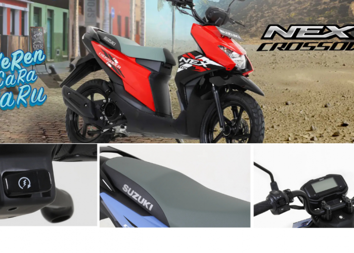 Suzuki NEX Crossover dan Harga Suzuki NEX Crossover, Skutik Entry Level Bergaya Adventure