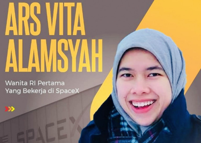 LUAR BIASA KEREN Ars Vita Alamsyah Wanita Indonesia Pertama yang Bekerja di Perusahaan Luar Angkasa Elon Musk