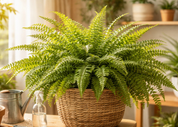 Panduan Lengkap Menanam Pakis Boston di Rumah agar Tumbuh Rimbun dan Sehat Sepanjang Tahun