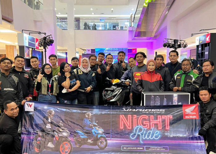 Pengalaman Menyenangkan, Satukan Komunitas Lewat Night Ride Bareng Komunitas Honda Vario 125