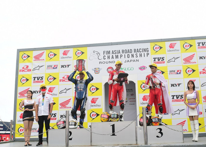 Lagi, Pembalap Indonesia Menang di Seri 3 Balapan Asia Road Racing Championship Jepang
