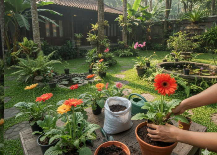 Tanaman Hias Gerbera di Rumah, Cantik Dipandang dan Menyehatkan Udara