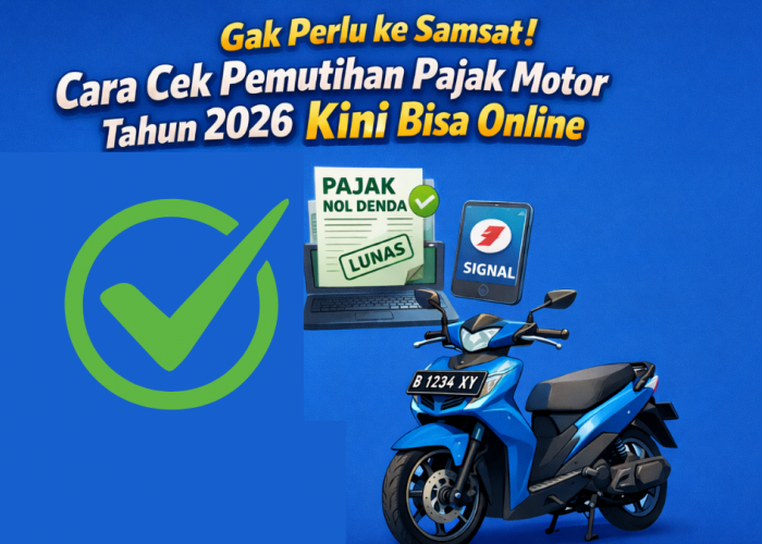 Banyak yang Belum Tahu, Ini Cara Cek Pemutihan Pajak Motor Tahun 2026 Secara Online