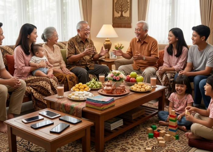 Lebaran Jangan Sibuk Sendiri: Cara Sederhana Menikmati Silaturahmi Tanpa Terjebak Layar Ponsel