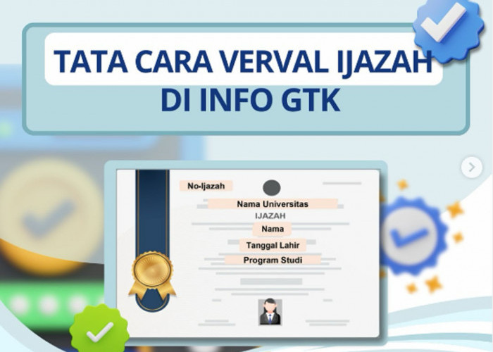 Lengkap! Cara Verval Ijazah di Info GTK, SIVIL dan Cara Perbaikan NIP PTK ASN di Verval PTK