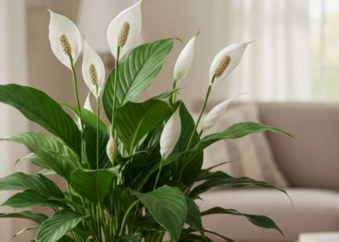 Peace Lily, Tanaman Hias Pembersih Udara, Yang Cepat Berbunga di Dalam Rumah, Begini Cara Mudah Merawatnya!