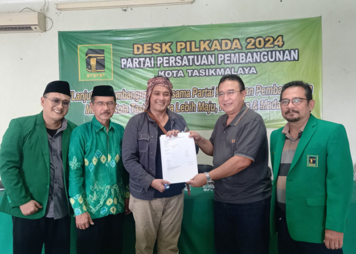 Pilkada 2024 Kota Tasikmalaya, Mantan Wakil Bupati Garut Ambil Formulir ke PPP, Incar Kursi Z ...