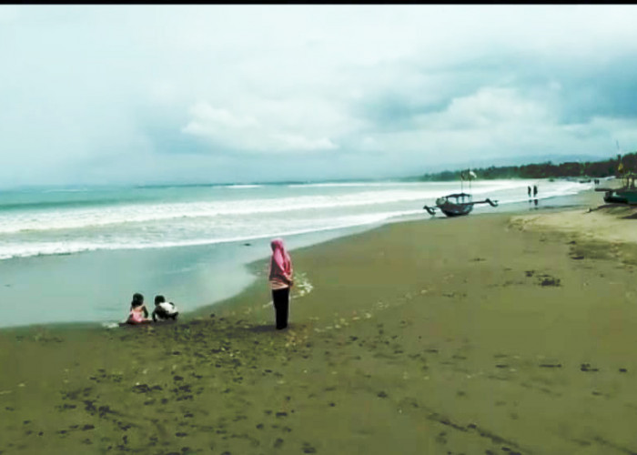 Alhamdulillah, Gelombang Mulai Landai, Pantai di Pangandaran Aman Dikunjungi, Turis Sudah Boleh Berenang Lagi