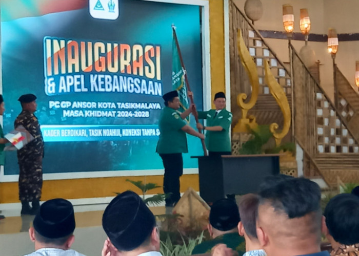 Inaugurasi dan Apel Kebangsaan GP Ansor Kota Tasikmalaya Tegaskan Khidmat serta Profesionalisme Kader