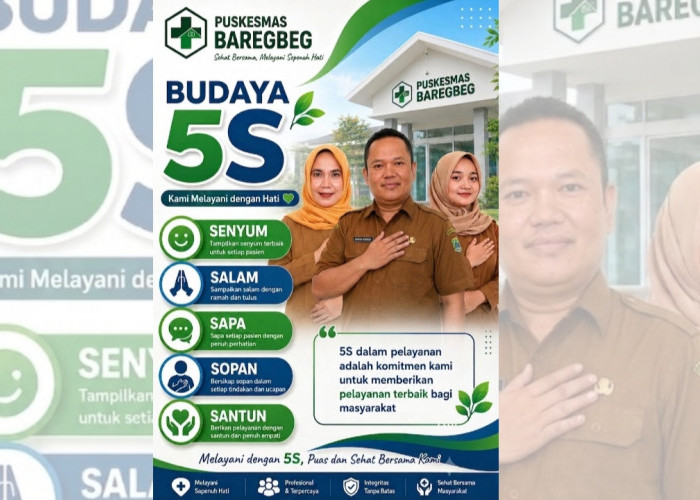 Puskesmas Baregbeg Terapkan Budaya 5S, Tingkatkan Kenyamanan dan Kepuasan Pasien