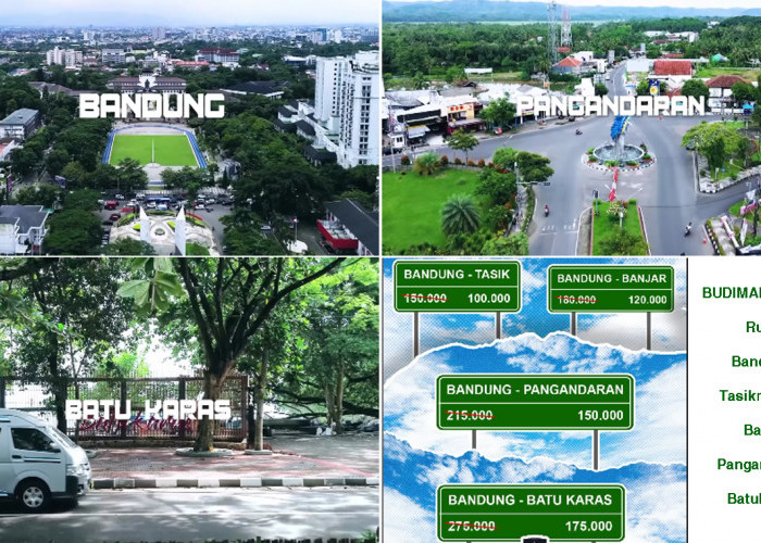 LENGKAP Tarif Budiman Trans 2025, Travel Bandung - Pangandaran - Batukaras Beroperasi Mulai Hari Ini