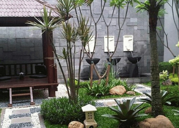 Taman Mini di Lahan Sempit, Rumah di Tasikmalaya Tetap Asri