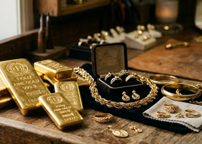 Harga Emas Turun Lagi Hari Ini 15 Maret 2026, Ini Rincian Lengkap dari Antam hingga Perhiasan 24 Karat