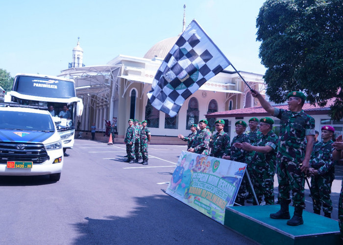 Peserta Mudik Gratis Bersama Kodam III Siliwangi Diberangkatkan, Simak Pesan Pangdam!