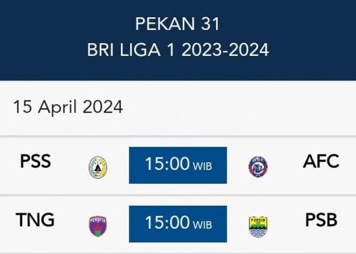 Liga 1 Berlanjut Setelah Lebaran 2024, Ini Jadwal Terbaru Pekan ke-31, Persib Akan Tantang Persita