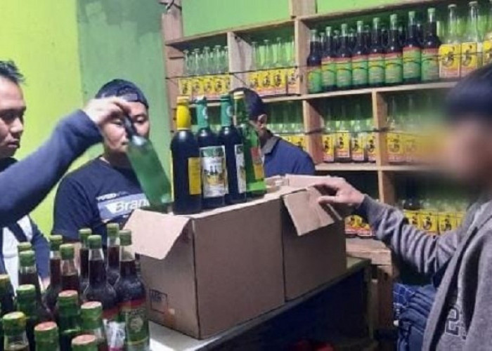 Sat Narkoba Polres Banjar Sapu Bersih Peredaran Miras di Kota Banjar