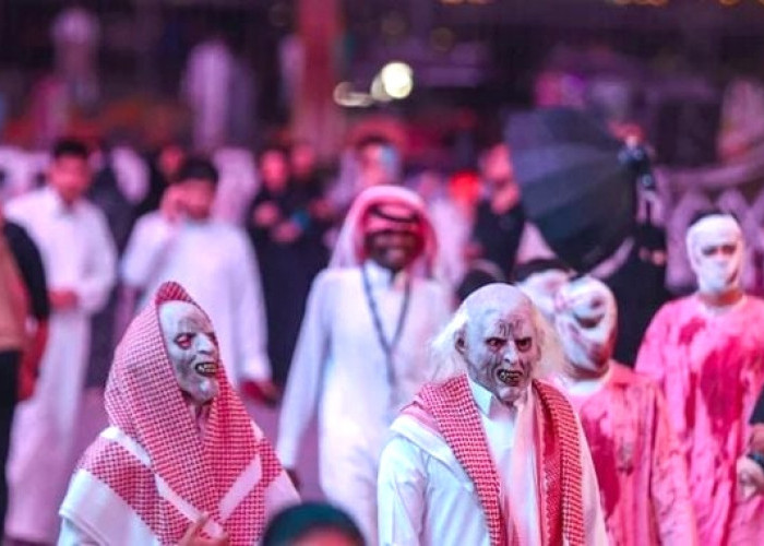 Pertama Kalinya, Warga Arab Saudi Bebas Rayakan Halloween