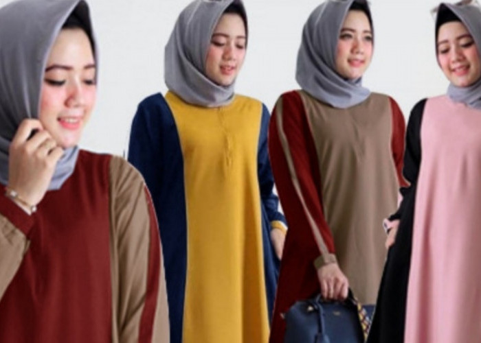 Ide Kombinasi Warna dan Motif Pada Busana Muslim Perempuan, yang Cocok Dipakai untuk Momen Lebaran