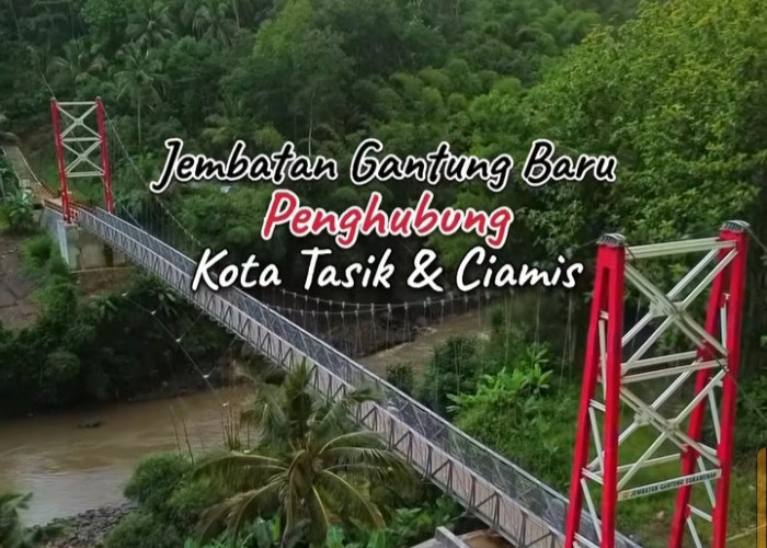 Jembatan Gantung Sukamenak, Penghubung Baru Tasikmalaya-Ciamis yang Jadi Viral!