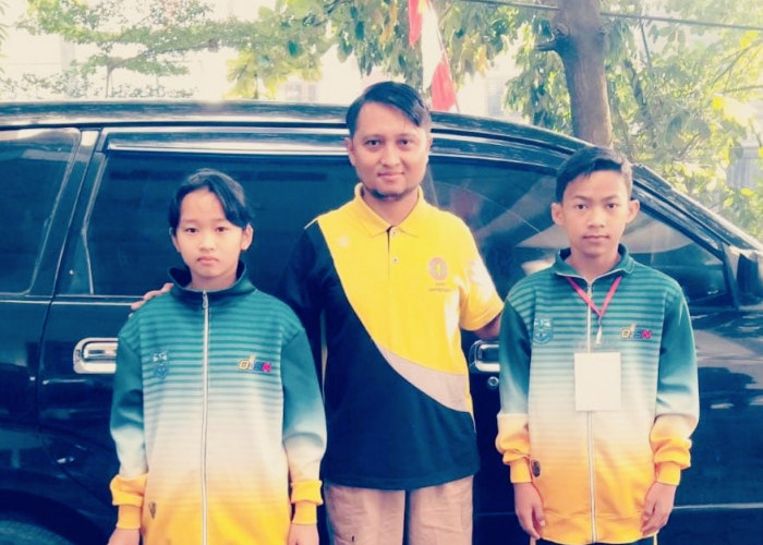 Berjuang di Olimpiade Olahraga Siswa Nasional, 2 Siswa SD di Kota Banjar Fans Taufik Hidayat dan Susi Susanti