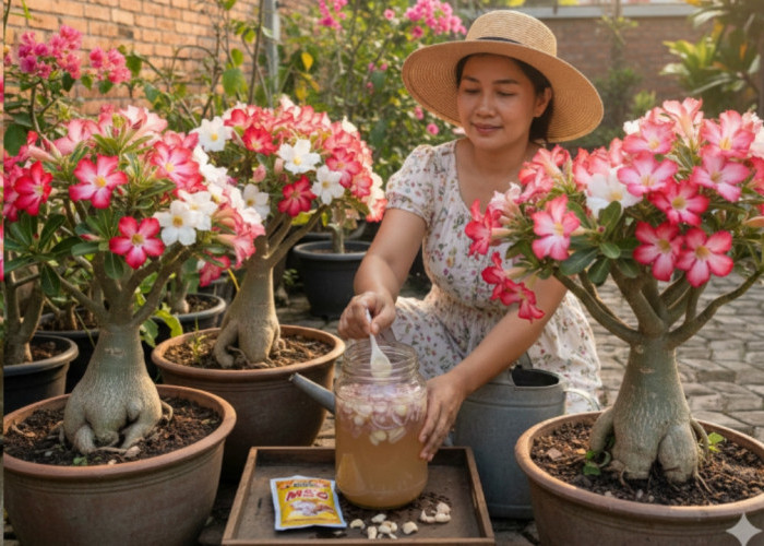 Rahasia Bikin Adenium Rajin Berbunga dan Tahan Panas, Trik Simpel yang Jarang Dilakukan Pecinta Tanaman Hias