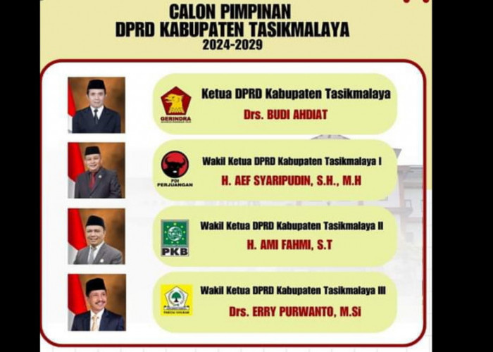 Menunggu SK! Pelantikan Pimpinan DPRD Kabupaten Tasikmalaya Masih Tertunda