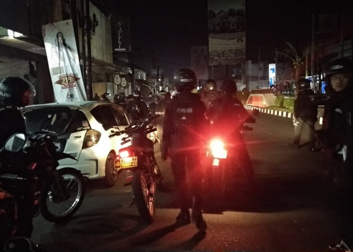 Lagi, Polisi Bubarkan Pesta Miras Jelang Sahur di Jalan HZ Mustofa Kota Tasikmalaya