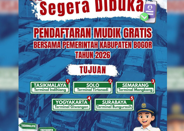 Mau Pulang Kampung ke Tasikmalaya, Cek Rute dan Syarat Mudik Gratis 2026 Kabupaten Bogor