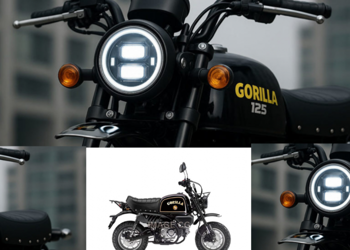 Motor Retro Honda Gorilla 125 Terbaru Bikin Penasaran, Tampangnya Gagah Siap Diajak Jelajah