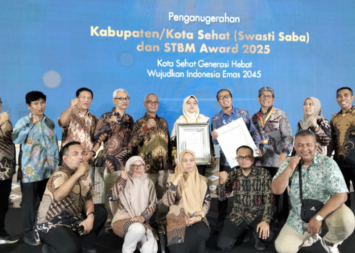 Kota Tasikmalaya Raih Penghargaan Kota Sehat 2025, Masuk Peringkat 4 Nasional Terbaik STBM Pratama