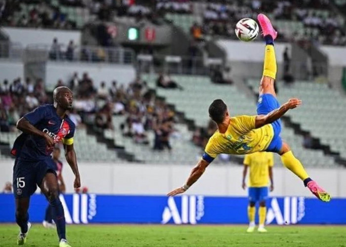 Ronaldo Aksi Salto, Al-Nassr Imbangi Paris Saint-Germain