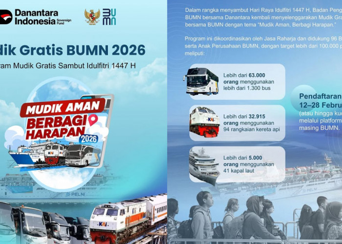 Daftar 96 BUMN Gelar Mudik Gratis 2026 via Bus hingga Kapal Laut, Pendaftaran Dibuka Mulai 12 Februari Besok