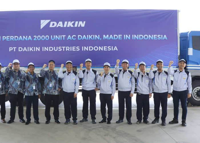 Resmi 2.000 Unit AC Nusantara Prestige Buatan Cikarang Mulai Dikirim Daikin ke Seluruh Indonesia