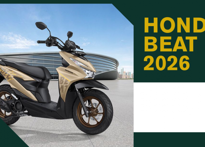 Mulai Rp19 Jutaan! Honda Beat 2026 Pakai Ban Tubeless dan BBM Super Irit
