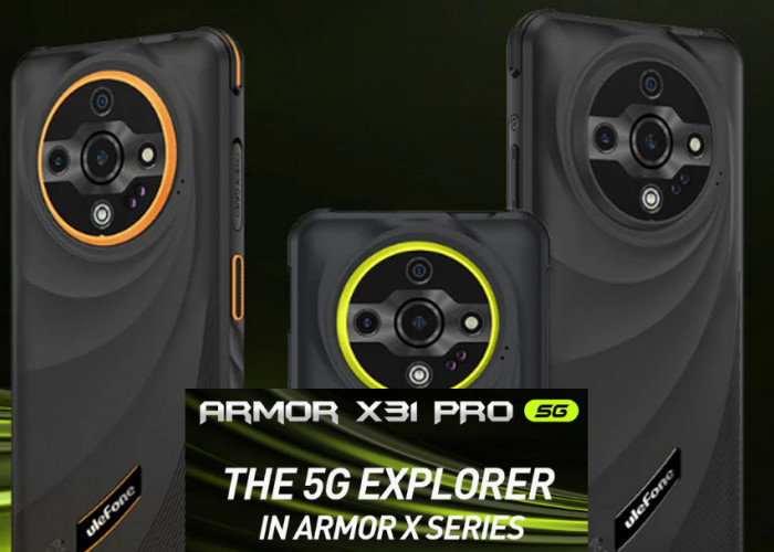 Ulefone Armor X31 Pro, HP dengan Kamera Sony IMX682 64MP, Chipset MediaTek Dimensity 6300