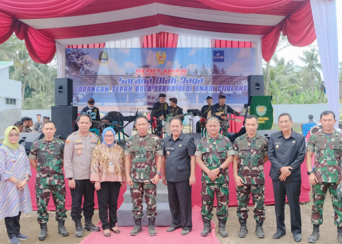 bank bjb dan TNI AD Resmikan Sarana Prasarana Olahraga di Kabupaten Pangandaran 