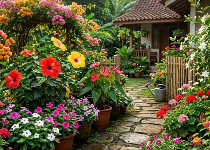 8 Tanaman Tropis yang Mudah Dirawat Sehari-hari, Bikin Taman Rumah Selalu Berbunga