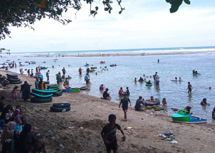 Pantai Sindangkerta Kabupaten Tasikmalaya Jadi Destinasi Utama Liburan Tahun Baru 2025