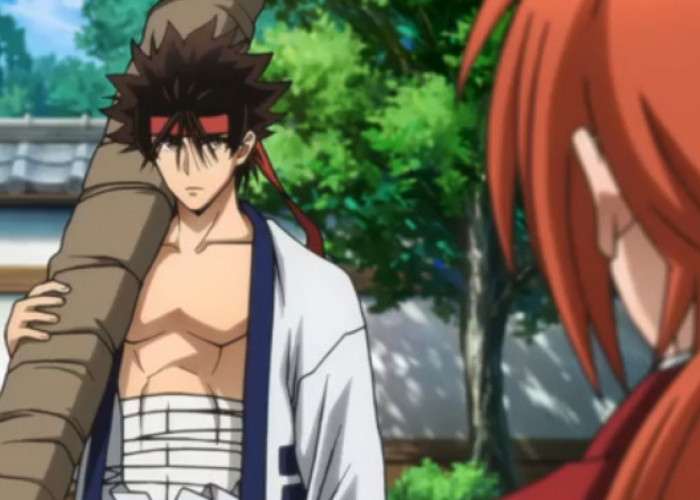 Sinopsis Rurouni Kenshin: Meiji Kenkaku Romantan Episode 4, Pertemuan Perdana Kenshin dengan Sanosuke