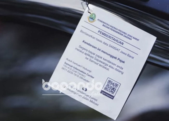 Ini Alasan Kendaraan Penunggak Pajak Dipasangi Pasang Hang Tag Kata Bapenda Jabar