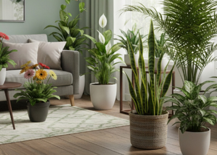 Lidah Mertua Bikin Rumah Jadi Adem! Ini Deretan Tanaman Hias Pembersih Udara Yang direkomendasikan