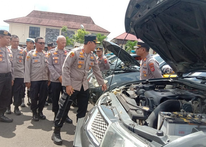 Operasi Ketupat Lodaya, Pemeriksaan Kendaraan Dinas Polres Tasikmalaya, Kapolres: Siap dan Prima