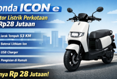 Honda ICON e Motor Listrik Perkotaan Rp28 Jutaan, Desain Ringkas Tapi Fiturnya Bikin Kaget