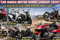 Terlengkap! Daftar Harga Motor Baru Honda Januari 2026, Dari BeAT Murah Sampai Gold Wing Rp1 Miliar Lebih