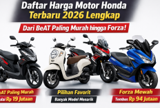 Intip Daftar Harga Motor Honda 2026 Lengkap, BeAT Murah Hingga Forza Hampir Rp100 Juta
