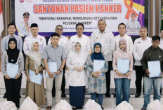 YKI Ciamis Salurkan Santunan untuk 78 Pejuang Kanker dan Keluarga