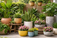 Inspirasi Pot Tanaman Hias agar Taman Rumah Tampil Lebih Estetik dan Modern