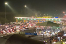UPDATE Arus Mudik Mulai Padat di GT Cikampek Utama, 51.489 Kendaraan Tinggalkan Jakarta