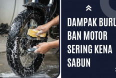 Banyak Disepelekan, Ini Dampak Buruk Terlalu Sering Cuci Ban Motor Pakai Sabun