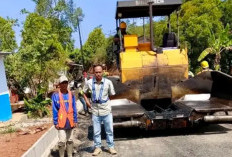 Puluhan Tahun Dinanti, Jalan Cireundeu-Cihanura Tasikmalaya Akhirnya Diaspal Hotmix